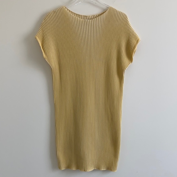 *NWOT* Uniqlo 3D Cotton Ribbed Crew Neck Dress - Picture 2 of 14